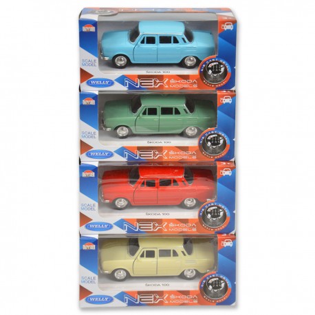 028567 WELLY METALOWY MODEL SKODA 100 1:34