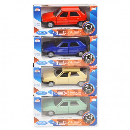 WELLY METALOWY MODEL SKODA FAVORIT 1:34