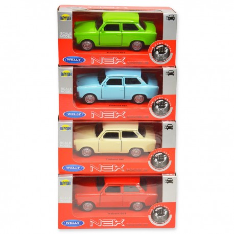 4500 WELLY TRABANT 601 METALOWY 1:34
