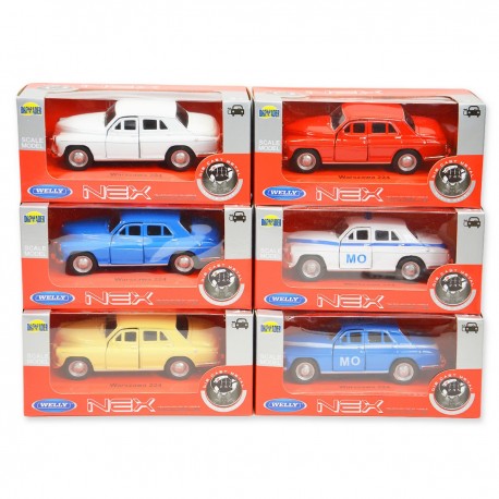 WELLY MODEL AUTO WARSZAWA 224 METAL 1:34