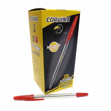 31631 DŁUGOPIS CORVINA CZERWONY