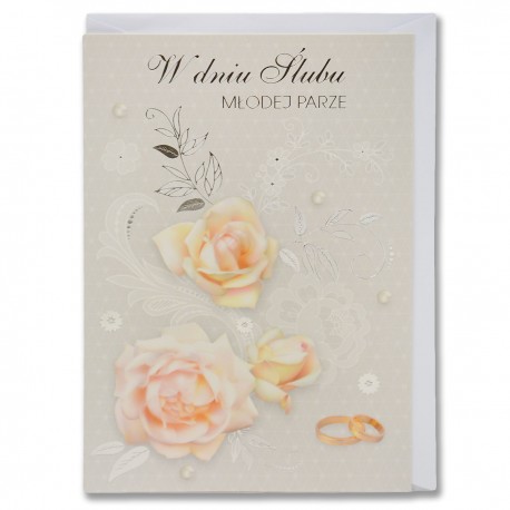 B6Z KARTKA OKOLICZNOŚCIOWA + KOPERTA ŚLUB MIX