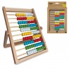 331182 BEBE LICZYDŁO SZKOLNE DREWNIANE 10-RZĘDOWE INTERDRUK