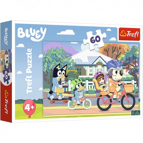 17384 TREFL PUZZLE 60 el WYCIECZKA ROWEROWA BLUE