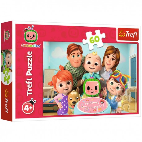 17391 TREFL PUZZLE 60 el COCOMELON URODZINY