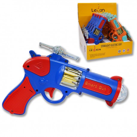 030623 KOSMICZNY PISTOLET NA BATERIE ZE ŚMIGŁEM 2 KOLORY DROMADER