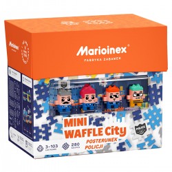 905852 KLOCKI MINI WAFFLE CITY POSTERUNEK POLICJI 280 SZT. MARIOINEX