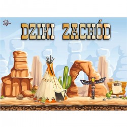 272816 ABINO GRA PLANSZOWA DZIKI ZACHÓD