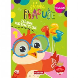 668835 MARTEL GŁÓWKA PRACUJE ZADANIA MATEMATYCZNE Z NAKLEJKAMI