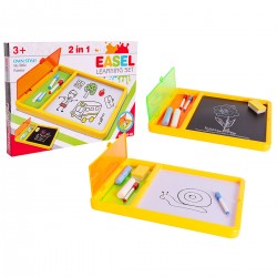 109329 TABLICA DWUSTRONNA Z POJEMNIKIEM NA PRZYBORY ASKATO