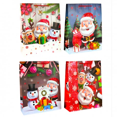 918445 WK TOREBKA TORBA PREZENTOWA ŚWIĄTECZNA