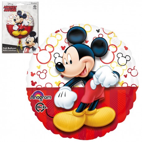 306454 BALON FOLIOWY 22" MYSZKA MICKEY NA HEL GODAN
