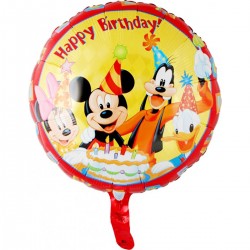 092230 BALON FOLIOWY 18" MYSZKA MICKEY I PRZYJACIELE NA HEL GODAN
