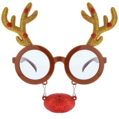 183429 OKULARY RENIFER Z NOSEM I ROGAMI GODAN