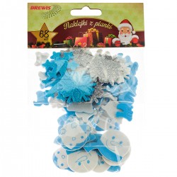 682512 NAKLEJKI Z FILCU MIX ŚWIĄTECZNY 68 SZT. ŚWIĘTA BREWIS