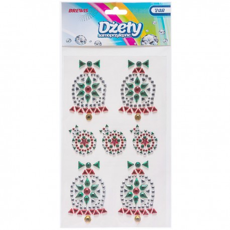 704028 DŻETY SAMOPRZYLEPNE DZWONECZKI 7 szt. BREWIS