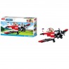 407029 KLOCKI SLUBAN AVIATION SAMOLOT CZERWONY 128 EL. GAZELO (G119888)