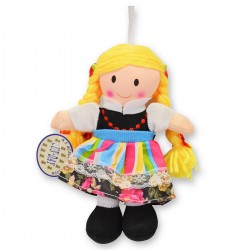 159403 SD LALKA SZMACIANKA SUKNIA REGIONALNA 20 CM