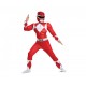 674056 STRÓJ KOSTIUM POWER RANGERS CZERWONY DELUXE 7-8 LAT GODAN