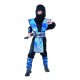 8644002 STRÓJ KOSTIUM NIEBIESKI NINJA 130/140 CM GODAN