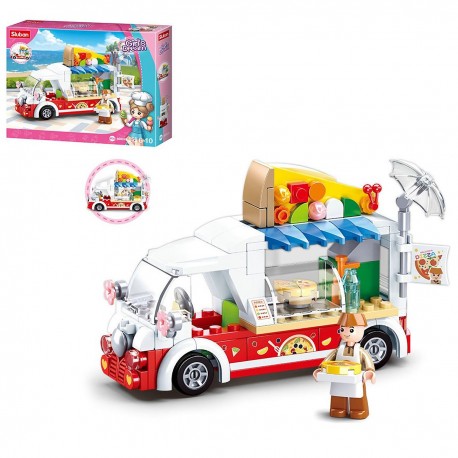 445038 KLOCKI SLUBAN FOOD TRUCK Z PIZZĄ GAZELO