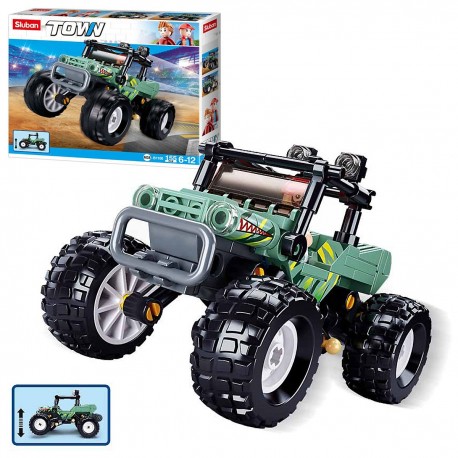 449258 KLOCKI SLUBAN MONSTER TRUCK - ZIELONY GAZELO