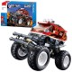 453927 KLOCKI SLUBAN GO MONSTER TRUCK - CZERWONY PULLBACK 261el GAZELO