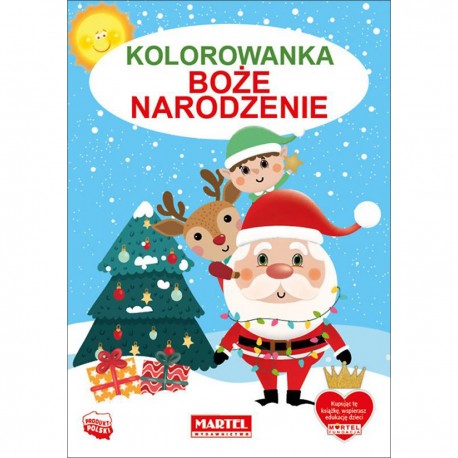 807984 MARTEL KOLOROWANKA BOŻE NARODZENIE