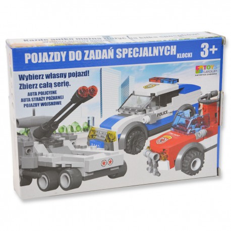 815412 KLOCKI POJAZD POLICYJNY TOYS GROUP