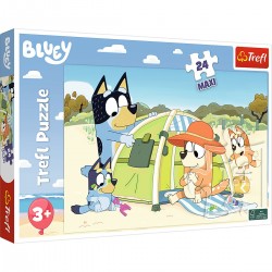 14357 TREFL PUZZLE MAXI 24 WSPANIAŁY DZIEŃ BLUEY