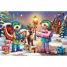 14360 TREFL PUZZLE MAXI 24 ZIMOWY CZAS Z TREFLIKAMI