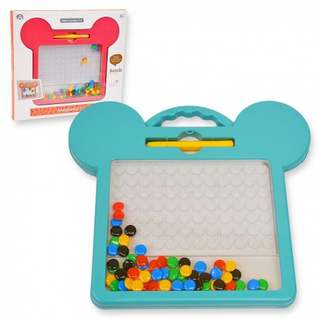434322 MAG PAD TABLICA MAGNETYCZNA Z KULKAMI MYSZKA 84 KULEK 2 KOLORYPEGAZ