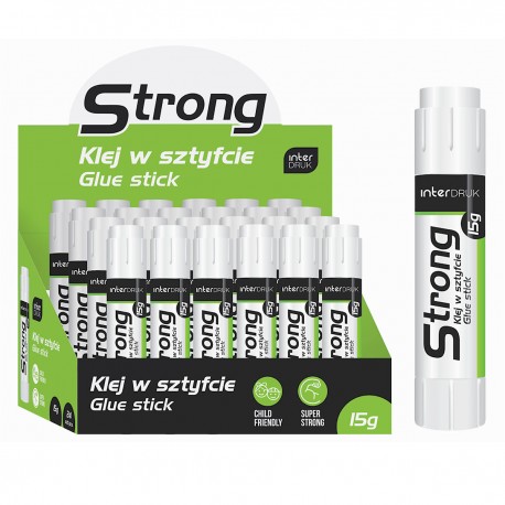 249401 KLEJ W SZTYFCIE STRONG 15g INTERDRUK