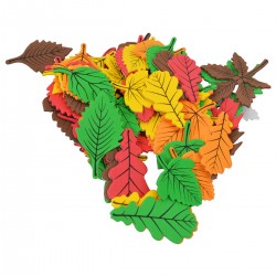 705360 NAKLEJKI Z PIANKI - LIŚCIE 60 SZT. BREWIS