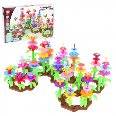 781970 KLOCKI DIY UKŁADANKA KWIATKI 222 EL. PEGAZ