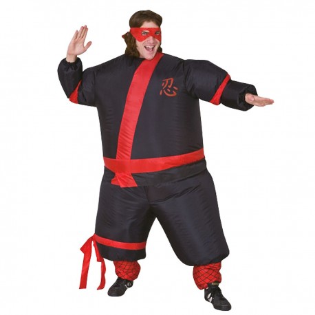639398 STRÓJ KOSTIUM NADMUCHIWANY NINJA DLA DOROSŁYCH GODAN