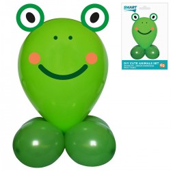 191011 BALONY ZESTAW UROCZE ZWIERZĄTKA - ŻABA 12" i 5" GODAN