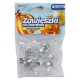703687 METALOWE ZAWIESZKI DO BOMBEK SREBRNY 10 szt. BREWIS