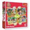 34647 TREFL PUZZLE 4w1 COCOMELON POZNAJ BOHATERÓW 3+
