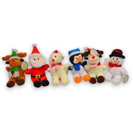 158550 SD PLUSZAK PLUSZOWE ZWIERZĘTA MIX 6 WZORÓW 15 CM