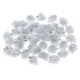 686282 POMPONY DEKORACYJNE Z LUREKSEM SREBRNY 2 cm 40 szt. BREWIS