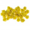 686275 POMPONY DEKORACYJNE Z LUREKSEM ŻÓŁTY 2 cm 40 szt. BREWIS