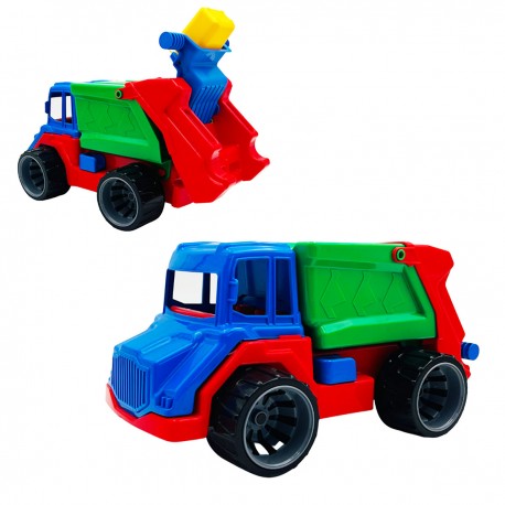 63209 POJAZD SAMOCHÓD AUTO ŚMIECIARKA CIĘŻARÓWKA 28 CM PLASMET
