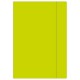 267221 TECZKA A4 Z GUMKĄ FLUO LIMONKOWA INTERDRUK