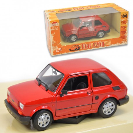 40660 MODEL WELLY FIAT 126p MALUCH KASZLAK 5 KOLORÓW SKALA 1:21