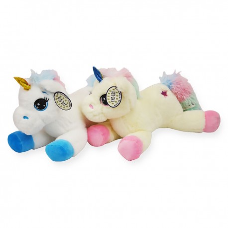 167699 SD PLUSZAK PLUSZOWY JEDNOROŻEC 2 WZORY 35 CM