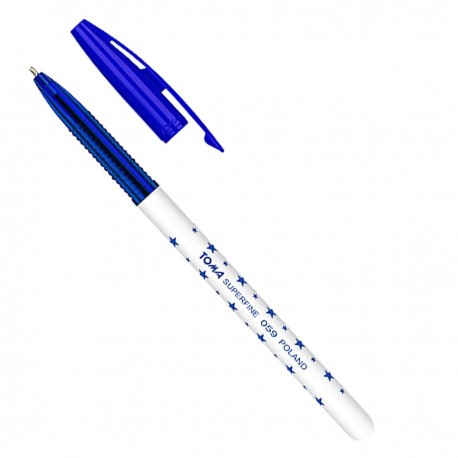 59215 DŁUGOPIS TOMA NIEBIESKI 0,5CM SCHEMAT