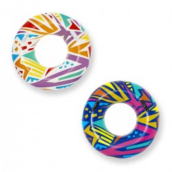 BESTWAY 36228 KOŁO DO PŁYWANIA GEOMETRYCZNE 91 CM 12+