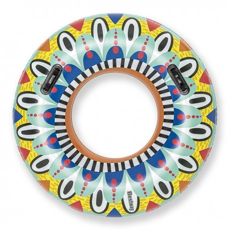 BESTWAY 36228 KOŁO DO PŁYWANIA Z UCHWYTAMI FIESTA 107 CM 12+