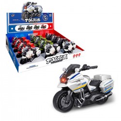 435308 POJAZD MOTOR MOTOCYKL 4 KOLORY DISPLAY BIGTOYS